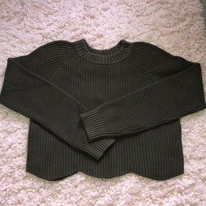 Cropped sweater